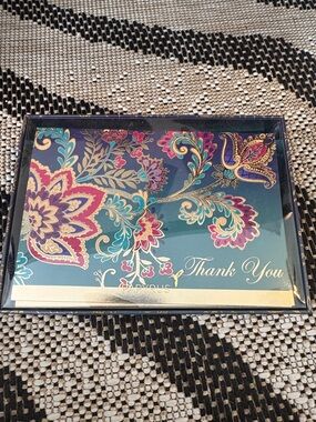 🆕Papyrus Gold Floral Stationery Set